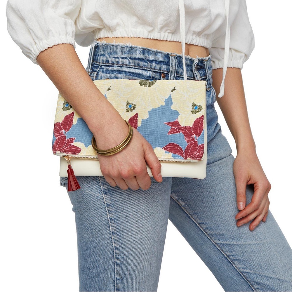 Rachel Pally Canvas Reversible Clutch